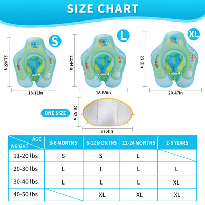 Swimbobo Baby Schwimmen Ring Liegen Ring kinder Schwimmen Ring Achsel Ring Sonnenschutz
